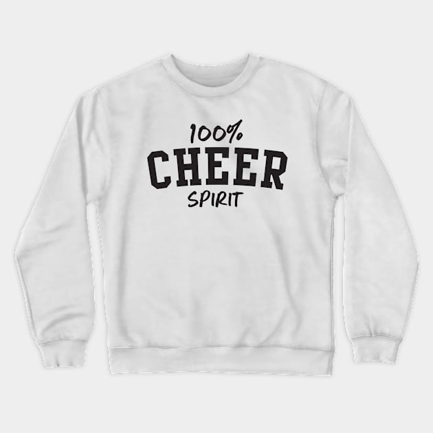 100% Cheer Spirit Crewneck Sweatshirt by Blister